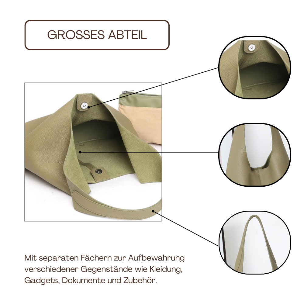BERK | Vielseitige Pebbled Leather Tote