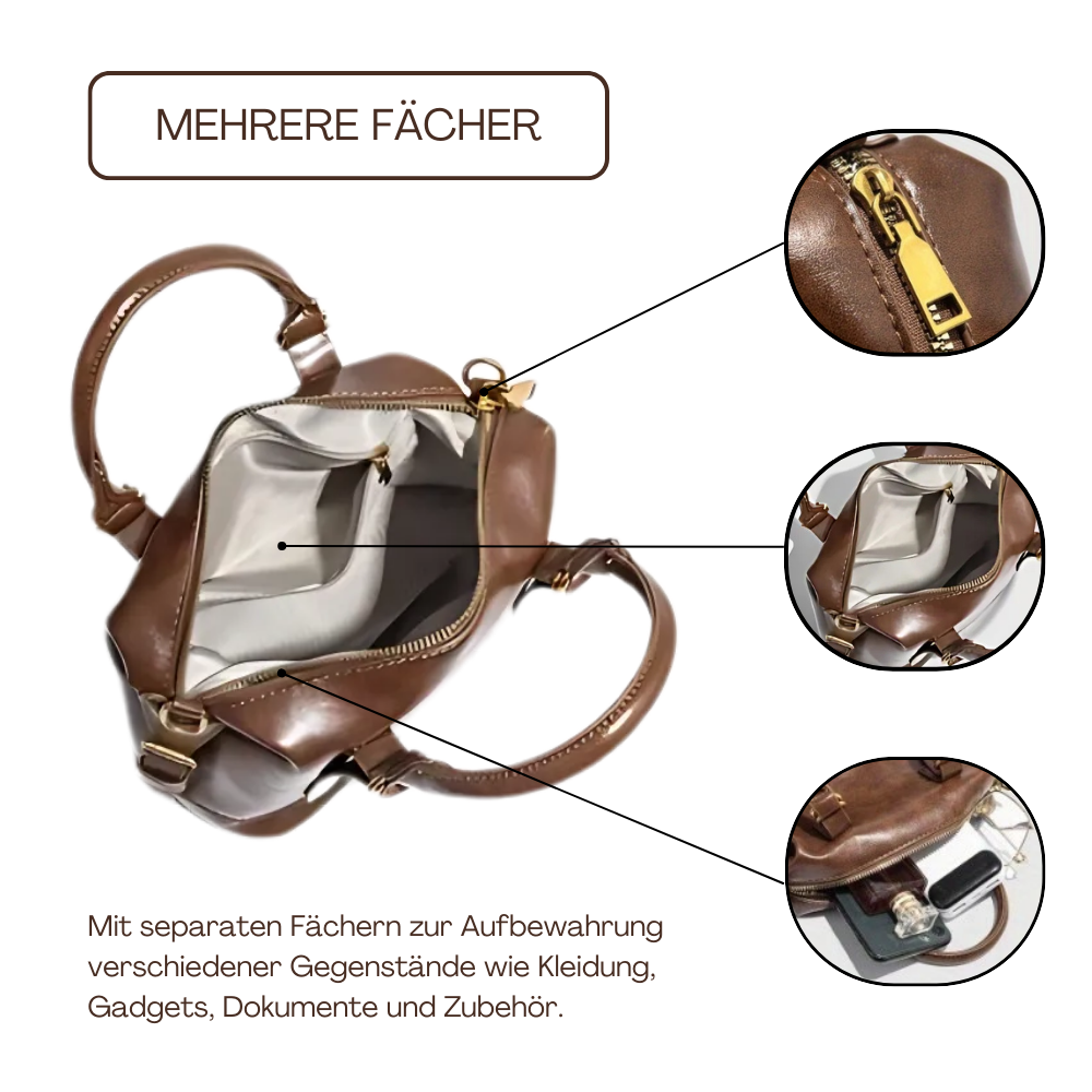 BERK | Vintage Leder Mini Umhängetasche