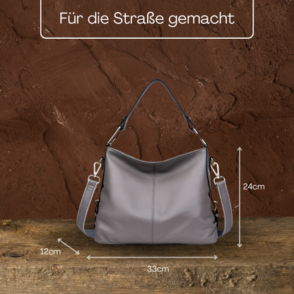 BERK | Echtes Leder Mode Umhängetasche