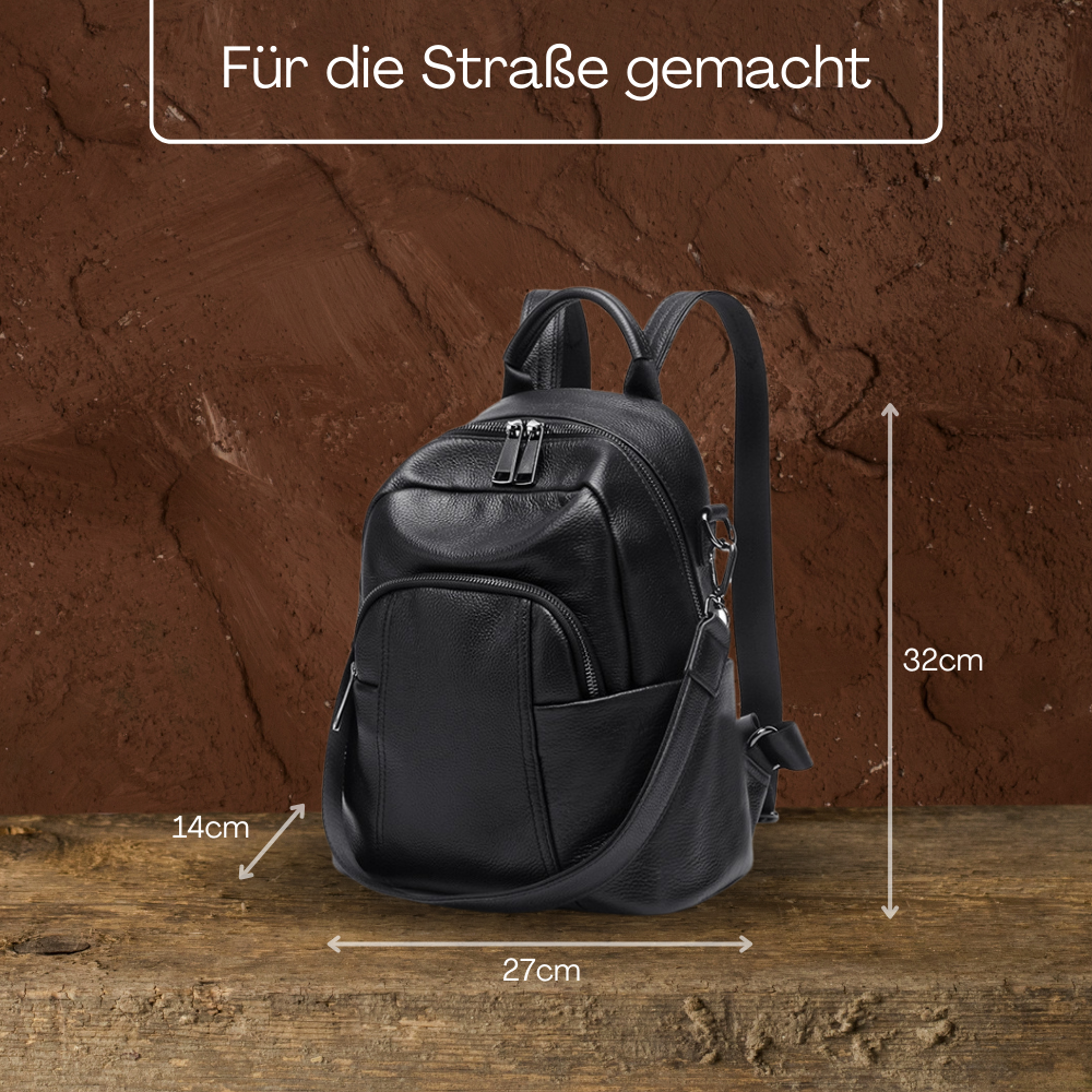 BERK | Vollnarbiger Rucksack aus weichem Leder