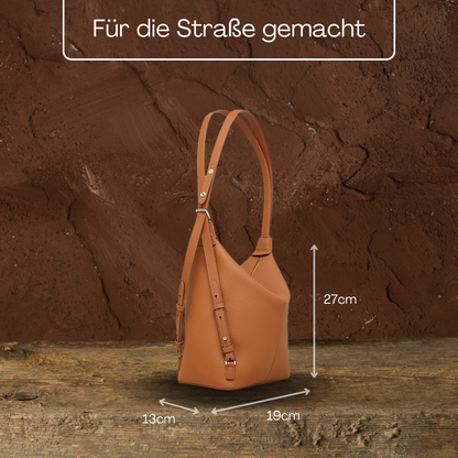 BERK | Convertible Leder Umhängetasche Rucksack