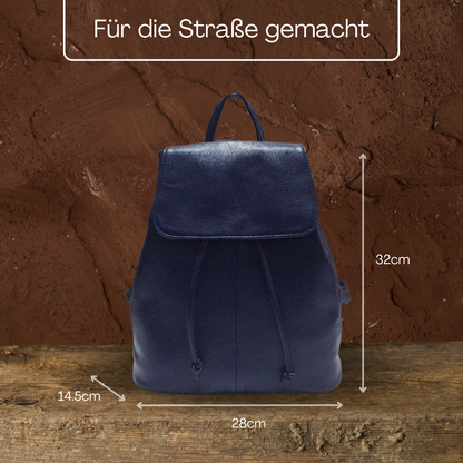 BERK | Einfacher weicher Lederrucksack