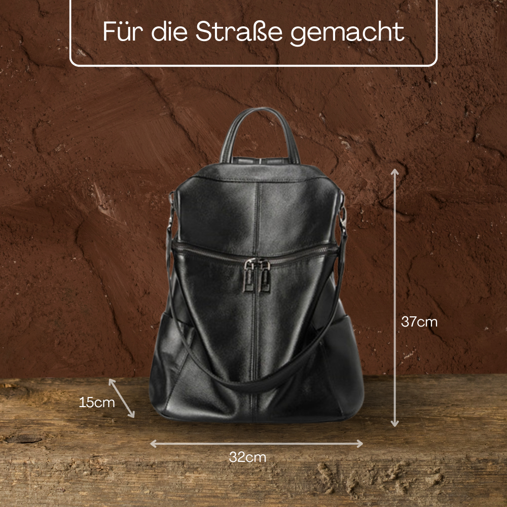 BERK | Klassischer weicher Lederrucksack