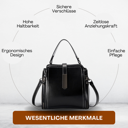 BERK | Retro Handgefertigte Leder-Zwei-Wege-Tasche