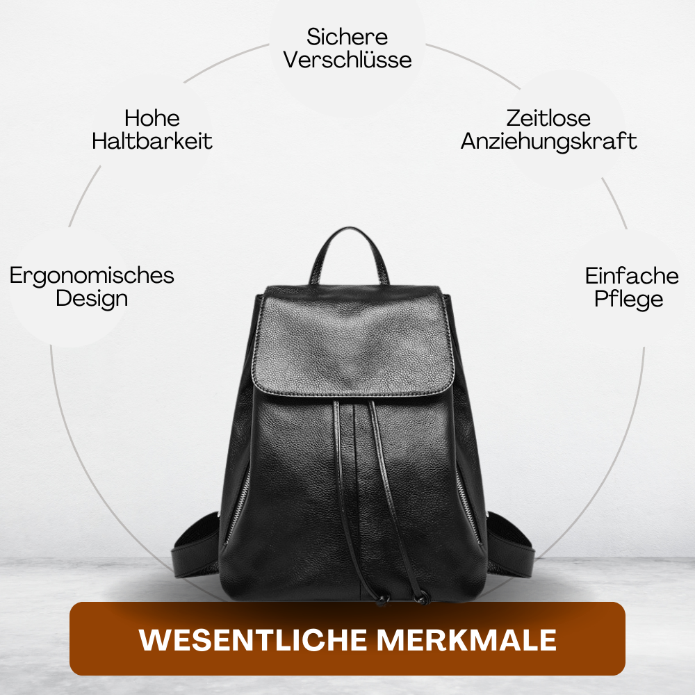 BERK | Einfacher weicher Lederrucksack