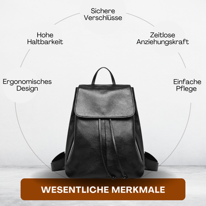 BERK | Einfacher weicher Lederrucksack