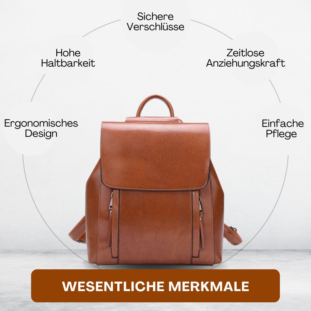 BERK | Weiches Leder Travel Essential Rucksack