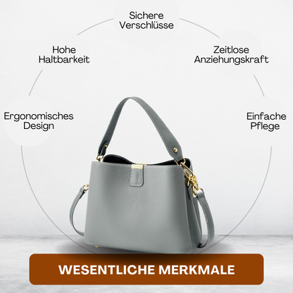 BERK | Lederhandtasche mit abnehmbarem Riemen