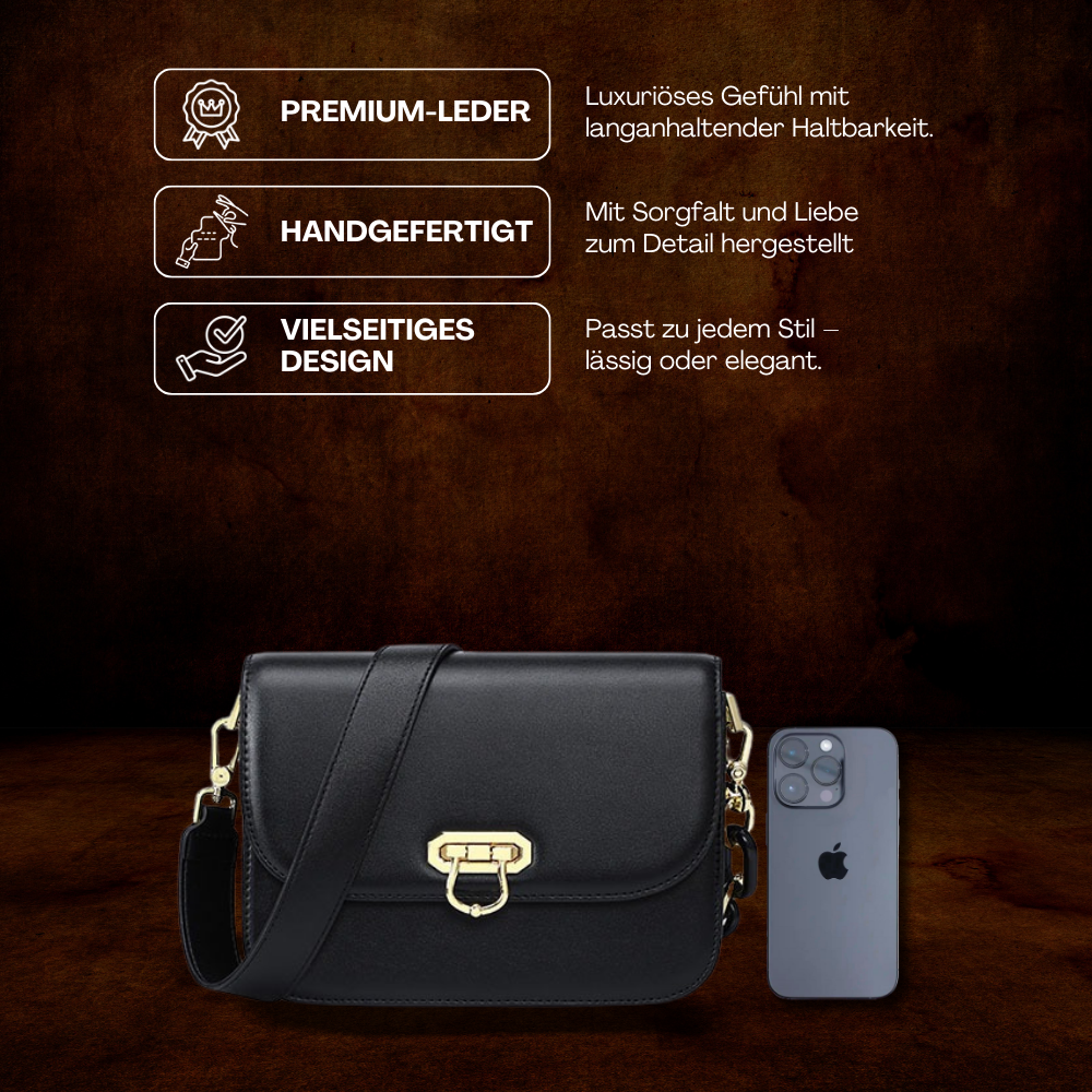 BERK | Kompakte Leder Crossbody Minitasche