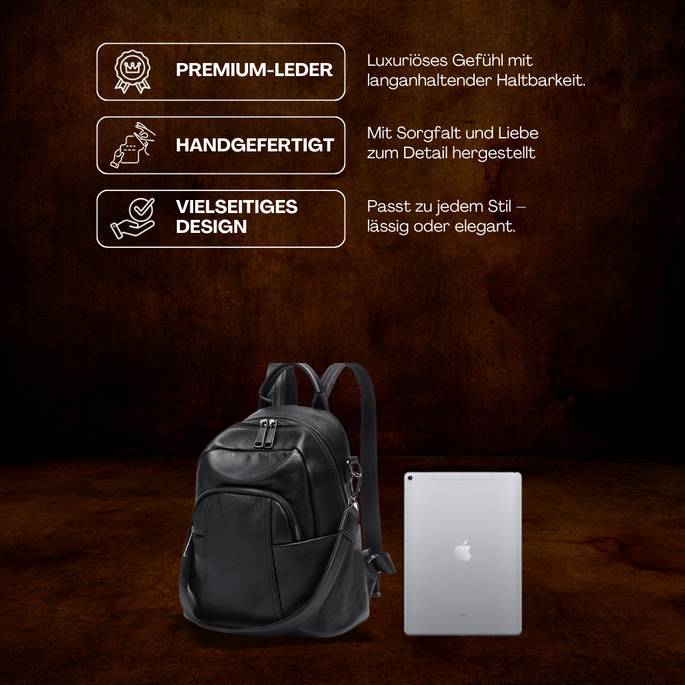 BERK | Vollnarbiger Rucksack aus weichem Leder