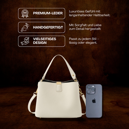 BERK | Lederhandtasche mit abnehmbarem Riemen