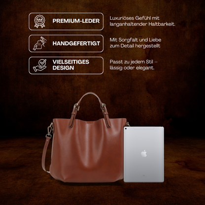 BERK | Vintage Ledertasche mit großer Kapazität