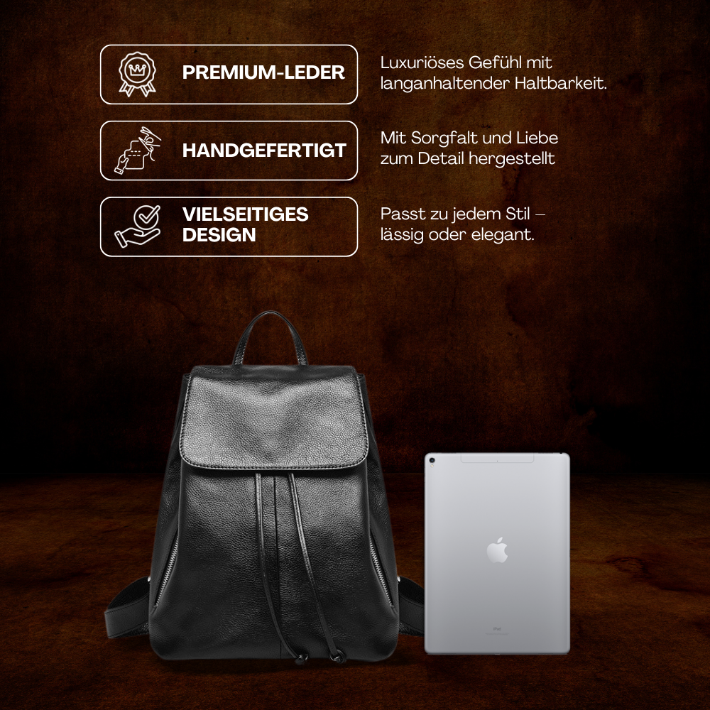 BERK | Einfacher weicher Lederrucksack