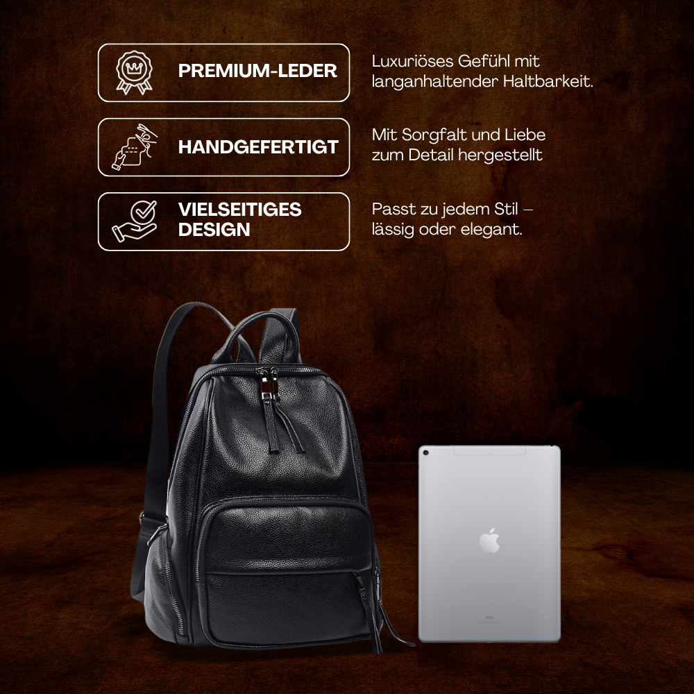 BERK | Weiches Leder Travel Essential Rucksack