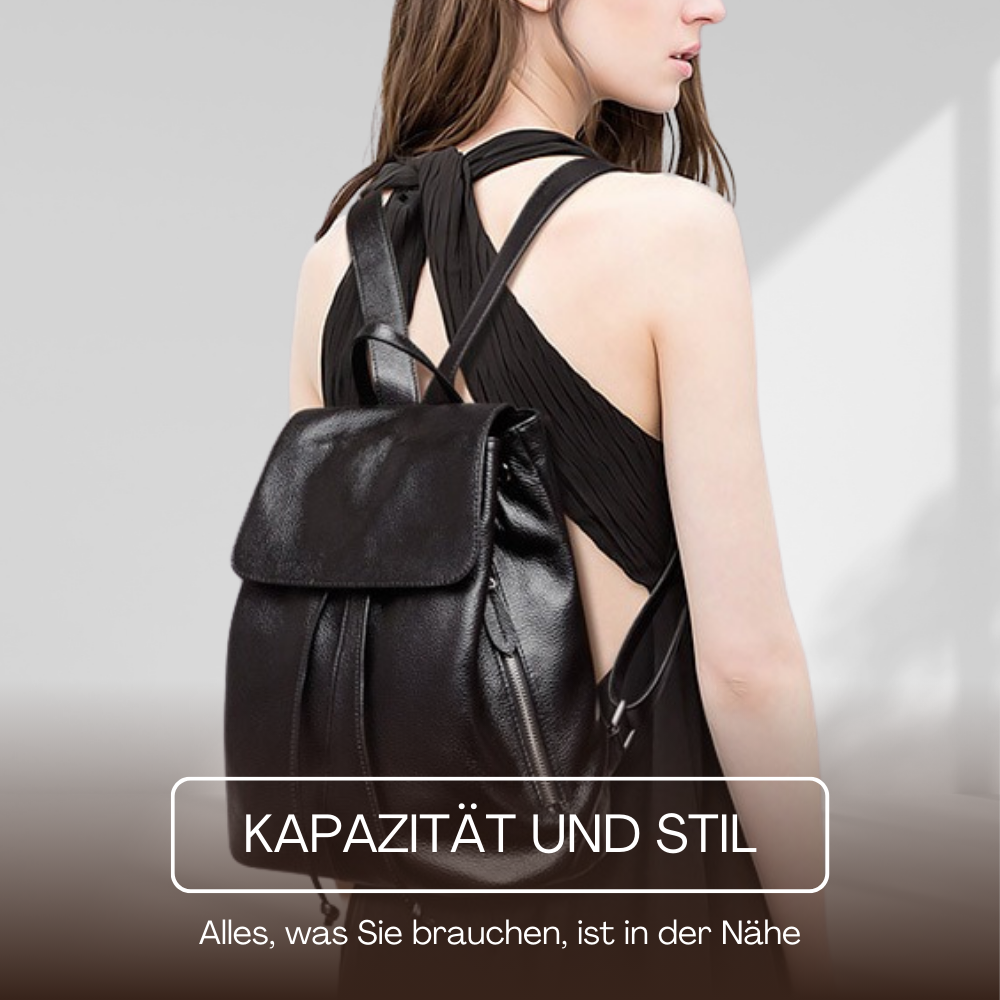 BERK | Einfacher weicher Lederrucksack