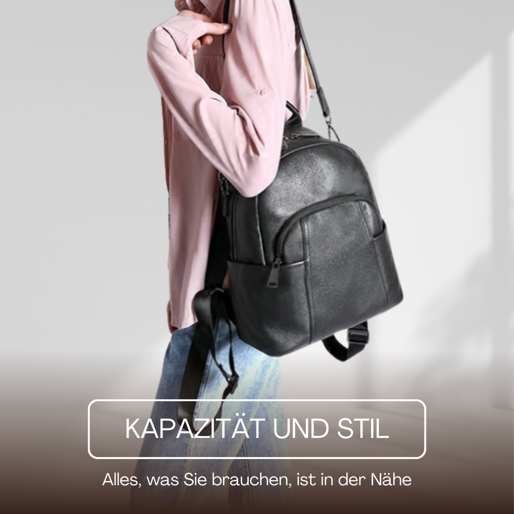 BERK | Vollnarbiger Rucksack aus weichem Leder