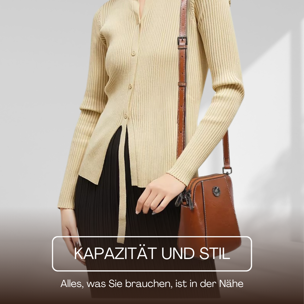 BERK | Klassische Leder-Crossbody-Tasche