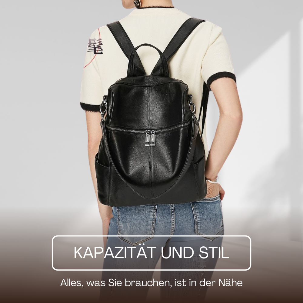 BERK | Klassischer weicher Lederrucksack