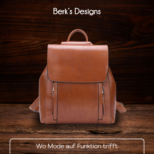 BERK | Weiches Leder Travel Essential Rucksack