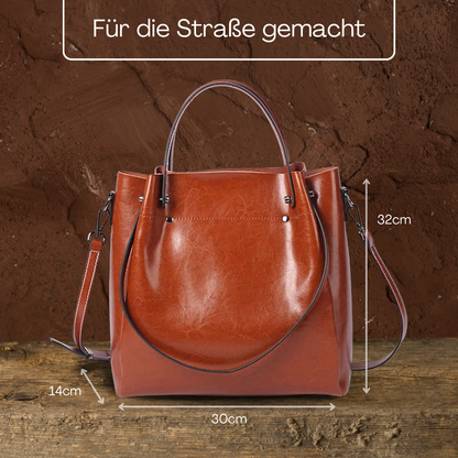 BERK | Elegante Zwei-Wege-Tasche aus echtem Leder