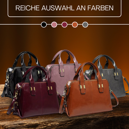 BERK | Klassische Zwei-Wege-Tasche aus echtem Leder